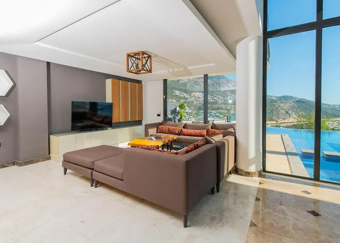 Unlimited 5 Bedroom Luxury With Infinity Pool Villa Kalkan