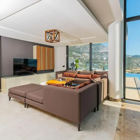 Unlimited 5 Bedroom Luxury With Infinity Pool Villa Kalkan