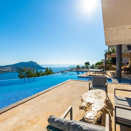 Unlimited 5 Bedroom Luxury With Infinity Pool Villa Kalkan